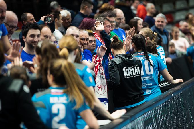 Krimovke so sezono sklenile s predčasnim naslovom slovenskih prvakinj. | Foto: Grega Valančič/Sportida