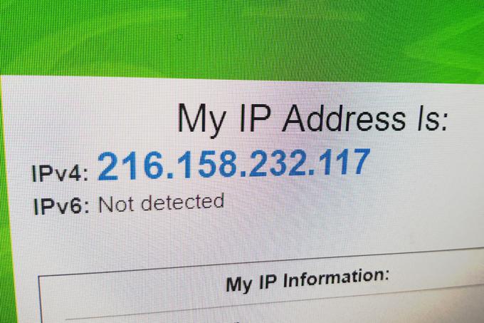 Naslov IP je številka, ki v omrežju deluje kot osebna izkaznica povezane naprave. | Foto: Matic Tomšič
