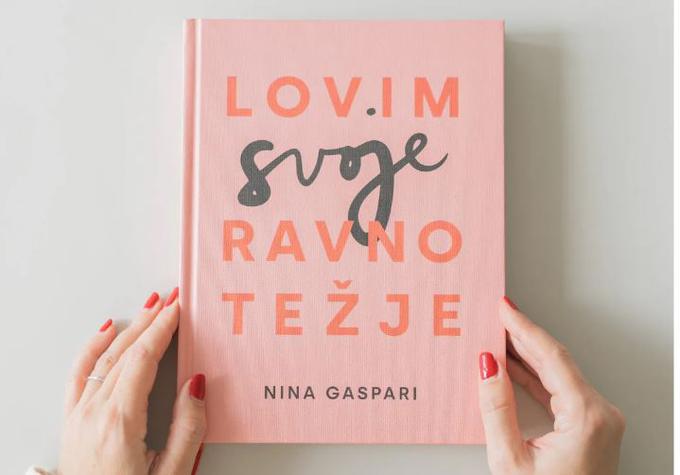 Naslovnica knjige Lovim svoje ravnotežje avtorice Nine Gaspari. | Foto: Nina Gaspari