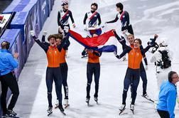 Nizozemci olimpijski prvaki v ekipnem zasledovanju na kratke proge
