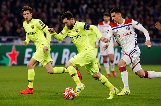 Barcelona je brez zadetkov remizirala z Lyonom, Bayern pa z Liverpoolom. | Foto: Reuters