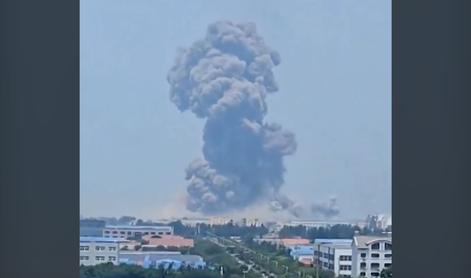 Na Kitajskem odjeknila eksplozija ogromnih razsežnosti #video