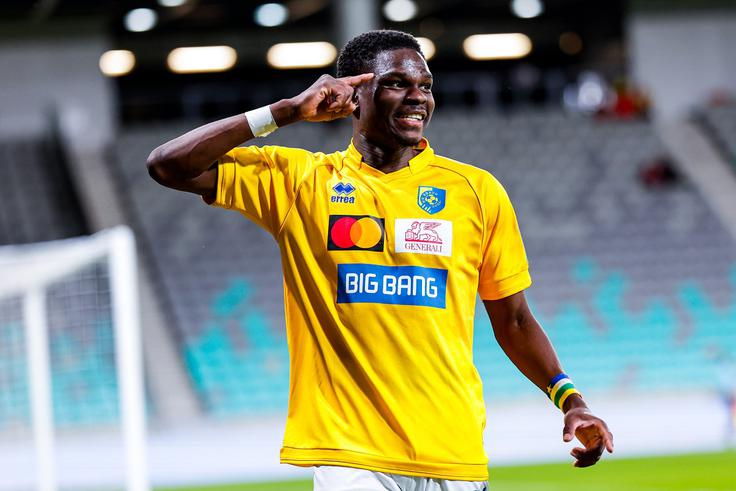 Venuste Baboula je podvojil prednost Brava. | Foto: Aleš Fevžer