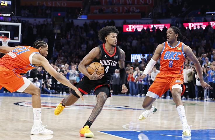 Jalen Green in soigralci pri Houston Rockets so najbolj vroči klub v ligi NBA: Zmagali so kar desetkrat zapored. | Foto: Reuters