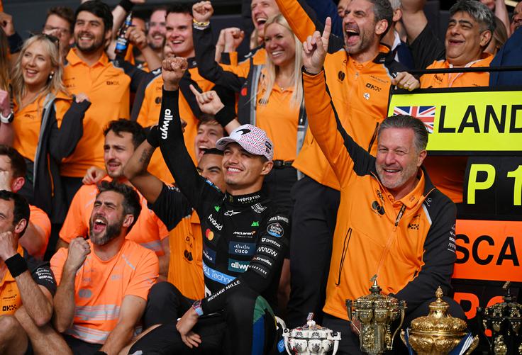 Za McLaren je to že deveta zmaga sezone 2025. | Foto: Reuters