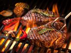 steak, žar, meso, piknik