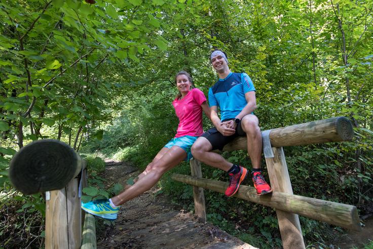 Barbara Trunkelj in Uroš Kožar sta nas navdušila nad tekom po naravi.  | Foto: Matic Klanšek Velej/Sportida