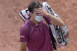 Thiem zapušča Roland Garros že po prvem dvoboju