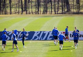 Trening Slovenska nogometna reprezentanca Brdo