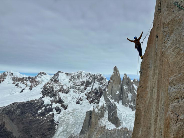 Luka Krajnc Patagonija prvenstvena smer Pot | Foto: Luka Lindič
