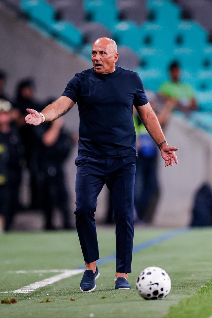 Darko Milanič je pogrešal idejo v igri Maribora, kako prebiti linije Olimpije. | Foto: Aleš Fevžer