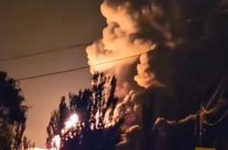 V ruski tovarni eksploziva odjeknila močna eksplozija #video