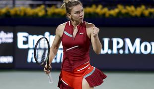 Simona Halep zanesljivo v drugi krog