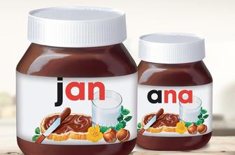Nutella s tvojim imenom