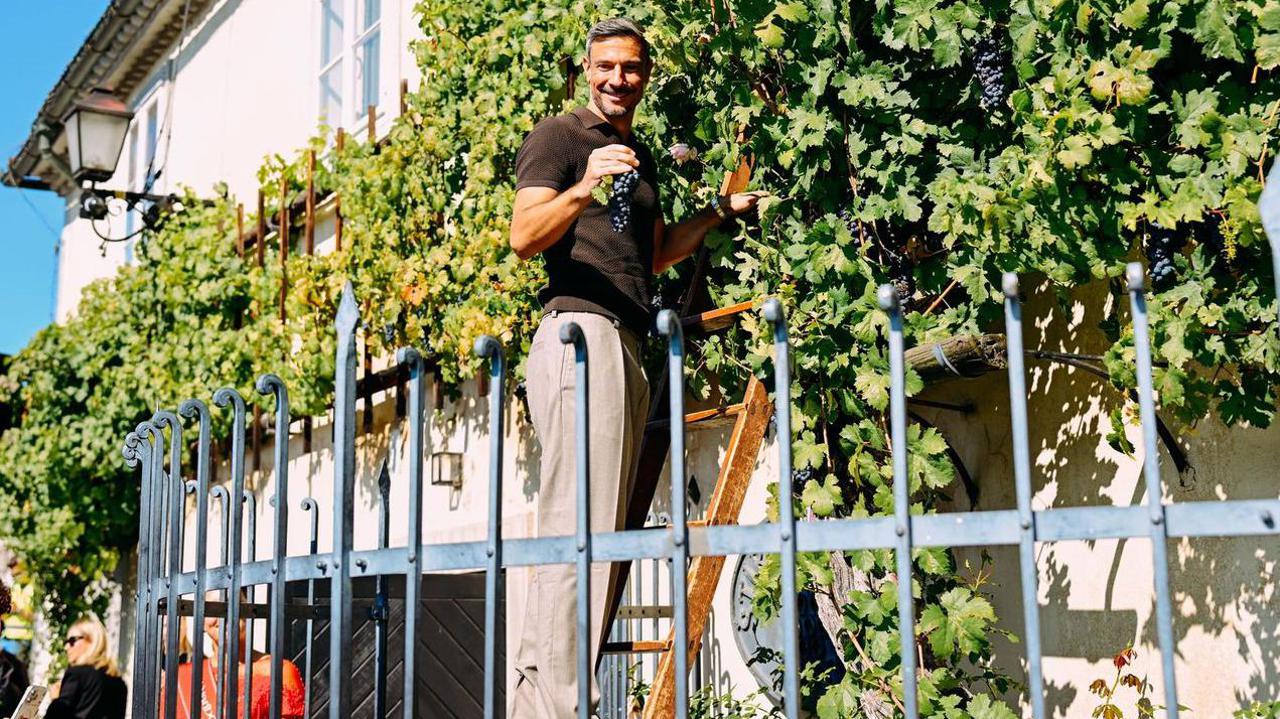 Slavko Vinčić pokazal svojo drugo plat: poglejte, kaj je oblekel za trgatev