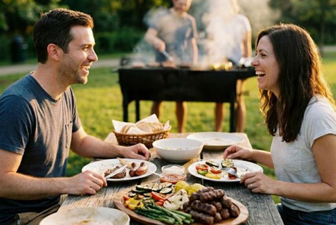 ​​​​​​​Vegan, izbirčen petletnik in zaprisežen mesojedec pridejo na piknik …