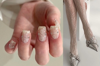 Čipka na nohtih: eleganten trend, ki osvaja družbena omrežja