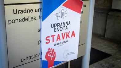 Na skoraj vseh upravnih enotah znova stavkovna sreda