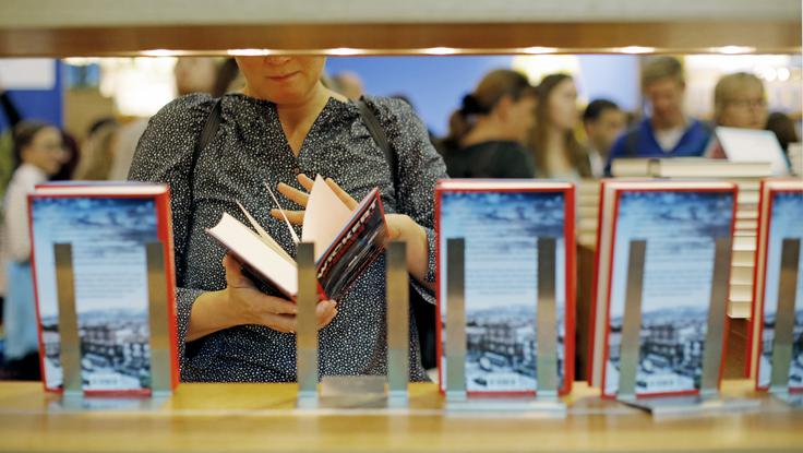 Javna agencija za knjigo si želi, da bi Slovenija na sejmu čez pet let dobila naziv častne gostje - to vidijo kot priložnost za dolgoročno prepoznavnost slovenske literature. | Foto: Medijski arhiv književnega sejma v Frankfurtu