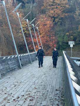 Policija okrepila enote v Novem mestu