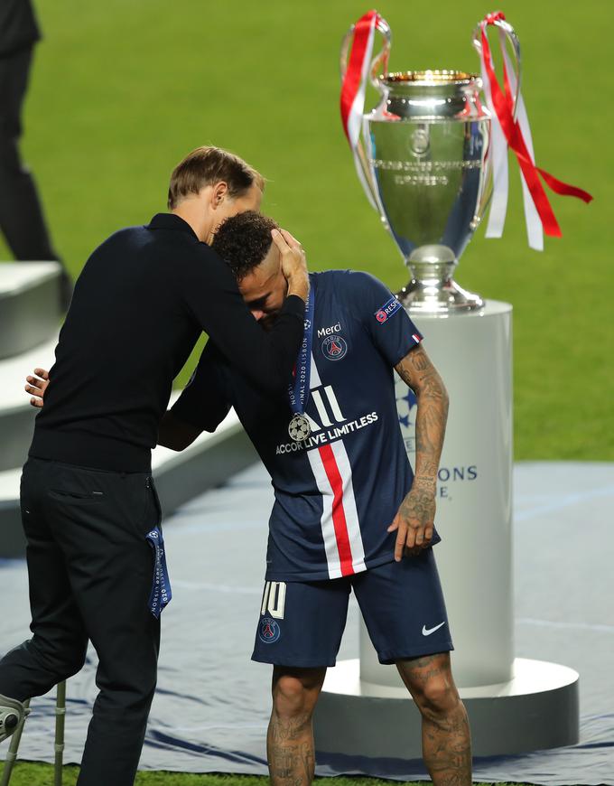 Thomas Tüchel in Neymar po koncu finala | Foto: Getty Images
