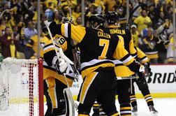 Pingvini uspešni tudi brez brez Crosbyja, Račkom zmaga v podaljšku