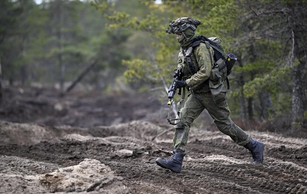 Finski vojak | Finski vojak na vojaških vajah. | Foto Guliverimage