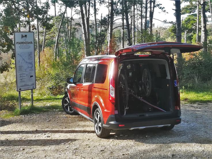 Ford tourneo S fordom tourneo custom active smo se aktivno podali na Parenzano. | Foto: Aleš Črnivec