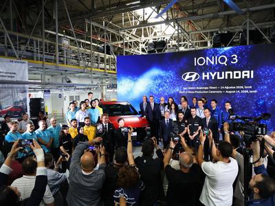 Zadovoljni Turki: Hyundai je tam začel s proizvodnjo ioniqa 3 za evropske kupce