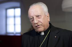 Kardinal Franc Rode zaradi bolečin v prsih v rimski bolnišnici