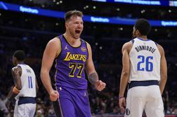 Velika zmaga Lakers na najtežje pričakovani tekmi, Luka Dončić s trojnim dvojčkom