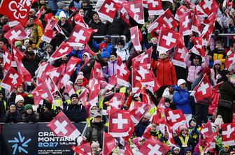 Odpovedan prvi trening smuka za moške v Crans-Montani