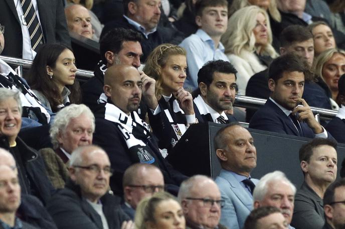 Newcastle | Dvoboj v Newcastlu sta spremljala tudi predsednik uprave Yasir Al-Rumayyan in solastnica kluba Amanda Staveley. | Foto Reuters