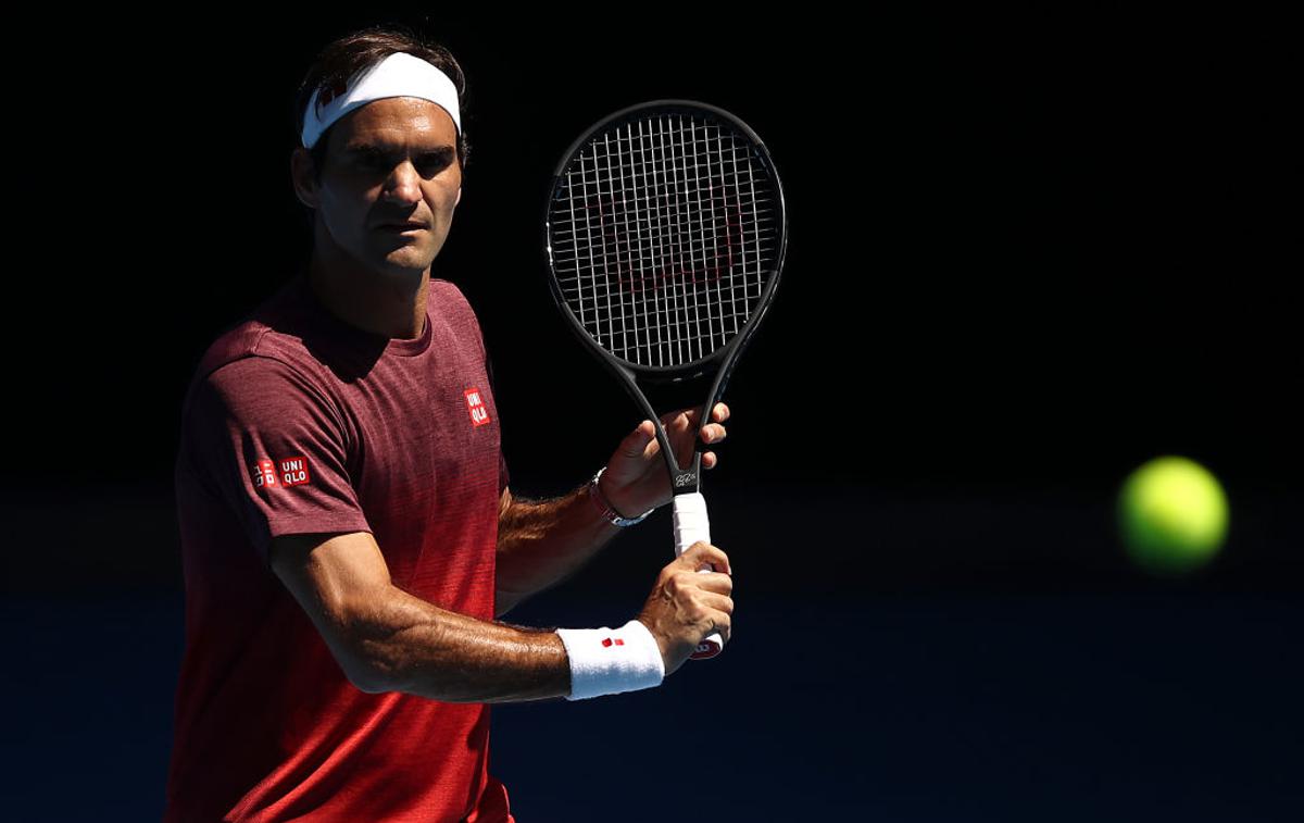 Roger Federer | Švicar se zaveda, da ga v prvem krogu čaka težek nasprotnik. | Foto Gulliver/Getty Images