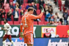 Neuerjeva napaka za zgodovinsko hiter gol Augsburga
