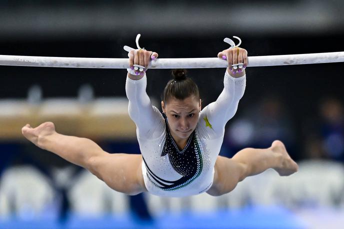 Lucija Hribar | Lucija Hribar si je kot prva Slovenka v zgodovini zagotovila nastop med svetovno elito v kraljevski disciplini mnogoboju.  | Foto Guliverimage