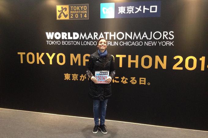 Metka Albreht je šesterico sklenila v Tokiu. Vseh šest maratonov iz serije majors je pretekla v obdobju dveh let. | Foto: Osebni arhiv