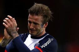 VIDEO: Čustven odhod Beckhama z igrišča s solzami v očeh