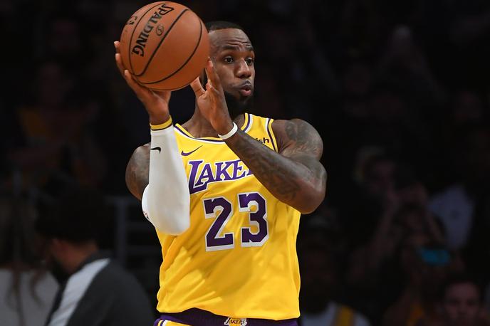 LeBron James Los Angeles Lakers | LeBron James je debitiral v dresu Los Angeles Lakers. | Foto Reuters