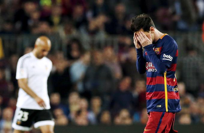 Lionel Messi dvoboj, v katerem je dosegel 500. zadetek v članski karieri, ne bo pomnil po dobrem. | Foto: 