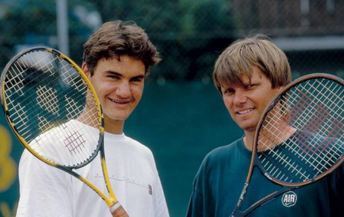 Roger Federer in Peter Carter | Foto Twitter