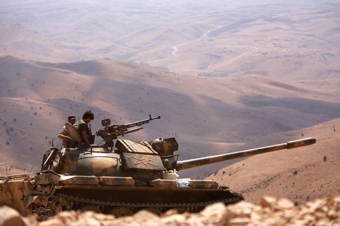 Sirija tank | Iz Idliba nameravajo odstraniti vse skrajne borce, iz cone pa bodo umaknili tudi vse težko orožje, kot so tanki in raketni sistemi. | Foto Reuters