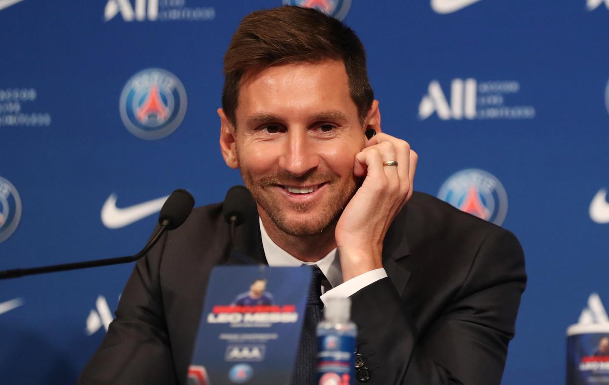 Lionel Messi | Lionel Messi bo vsaj dve leti nosil dres PSG. | Foto Reuters