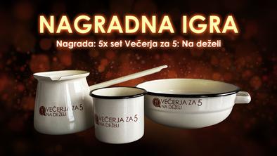 Nagradna igra Večerja za 5: Na deželi