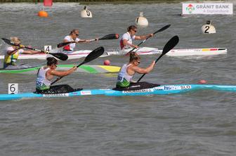 Špela Ponomarenko Janić in Anja Osterman tretji na Madžarskem