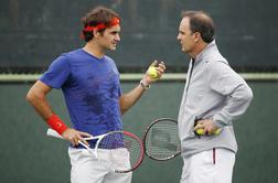Federer se je po neuspehu v Šanghaju razšel s trenerjem