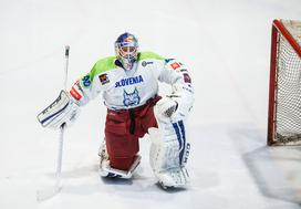 Slovenija Madžarska pripravljalna tekma hokej Luka Gračnar