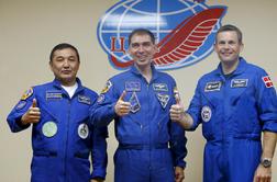 Sojuz s tremi astronavti uspešno poletel v vesolje