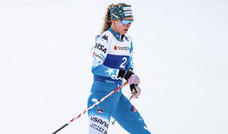 Jessica Diggins tretjič osvojila veliki globus v smučarskem teku