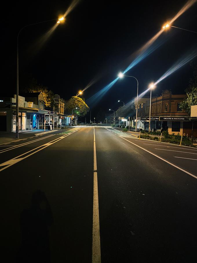 Prazne novozelandske ulice, ujete v Terezin objektiv | Foto: Osebni arhiv